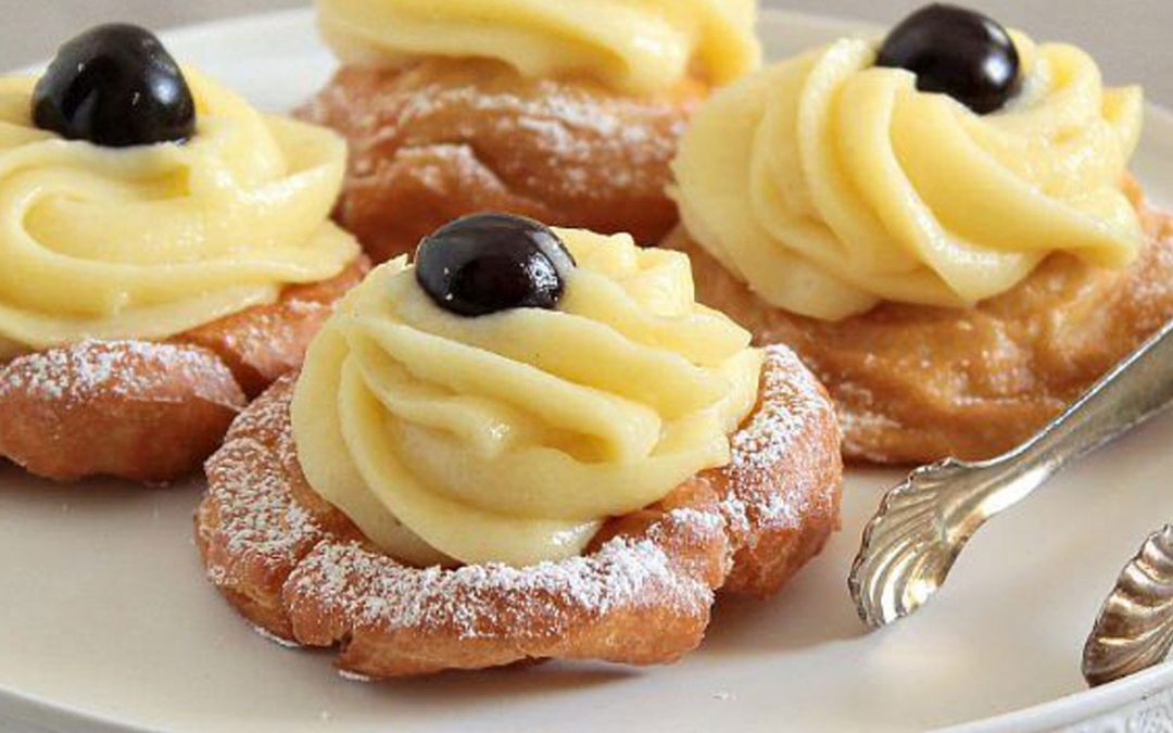 Zeppole classiche di san giuseppe